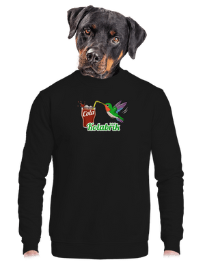 unisex mikina bez kapuce