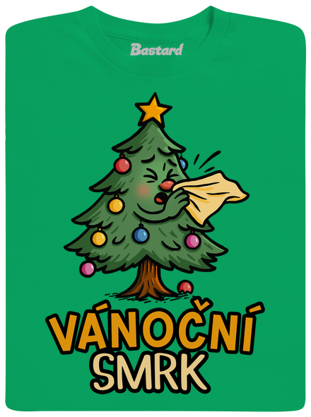 Vánoční smrk dětské tričko Kelly Green