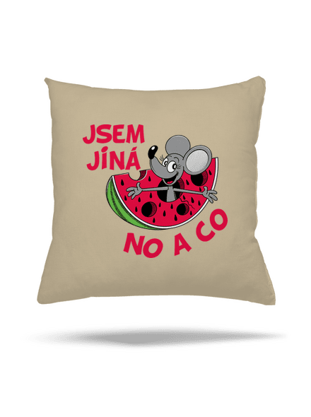 Jsem jiná polštář Beige