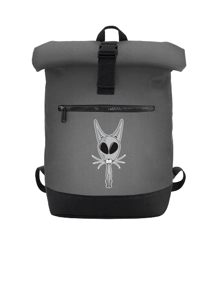 Mimozemská kočka batoh Grey Marl