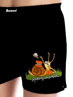 Makám na baráku pánské trenky Black