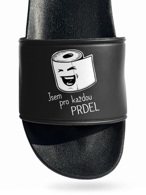 Prdel pantofle Black