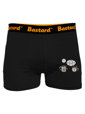 Čaj o páté, káva stále boxerky Black