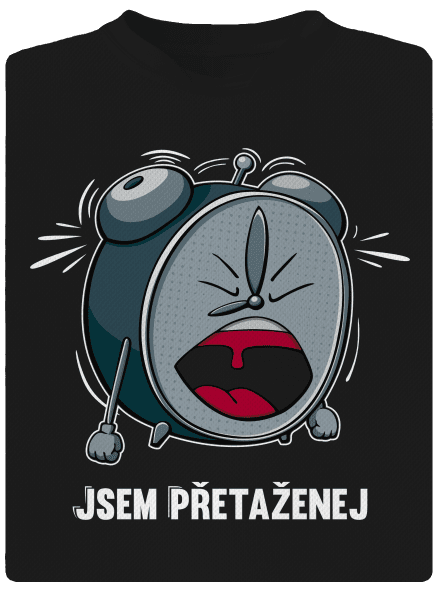 Jsem přetaženej pánské sportovní tričko Black