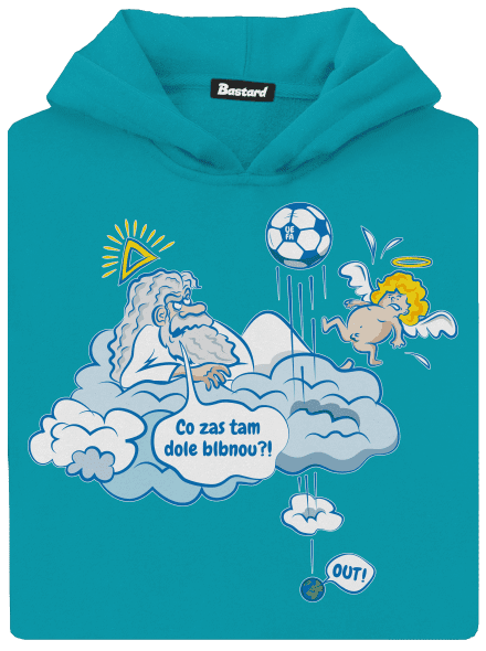 Out dětská mikina klokanka Hawaiian Blue
