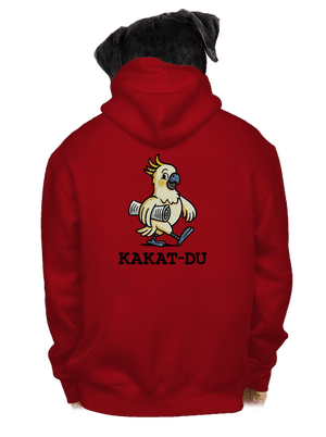 Kakat-du pánská mikina na zip Red