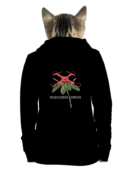 Rododendron dámská mikina na zip Black