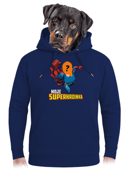Moje superhrdinka unisex mikina premium Navy