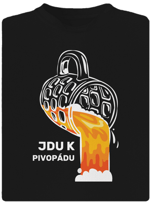 Pivopád pánské sportovní tričko Black