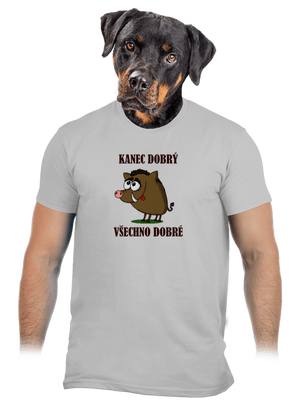 Kanec dobrý pánské tričko Pacific Grey