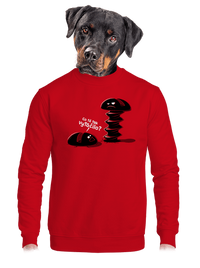 unisex mikina bez kapuce