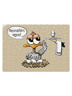 Nesnáším vejce puzzle White