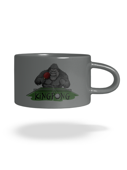 King pong hrnek makronka Grey Macaron