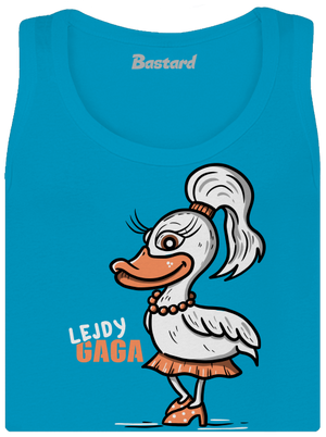 Lejdy Gaga dámské tílko klasické Blue Atol