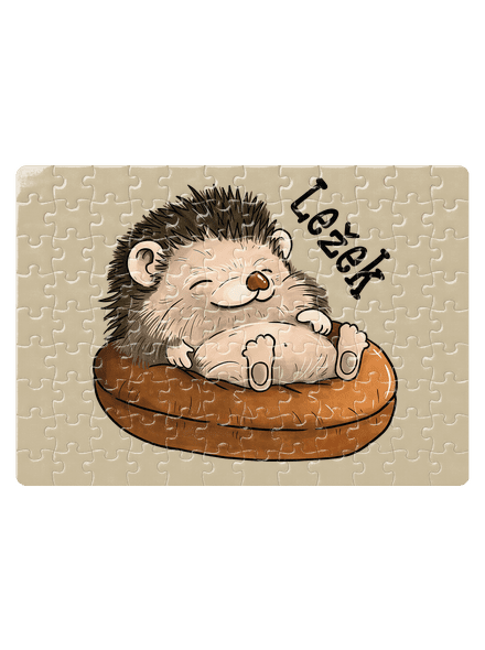 Ležek puzzle White