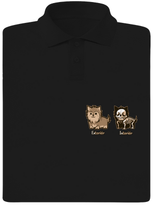 Teriér pánská polokošile Black