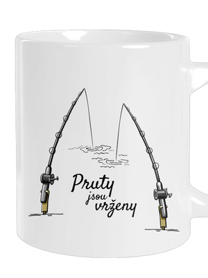 Pruty jsou vrženy velký hrnek White