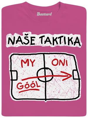 Naše taktika dětské tričko Fuchsia