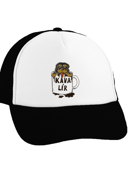 Kávalír kšiltovka truckerka Black cap