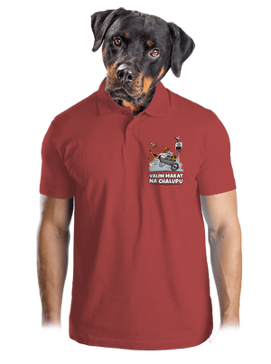 Valím na chalupu pánská polokošile Burgundy