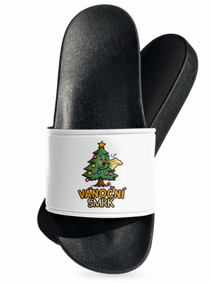 Vánoční smrk pantofle White