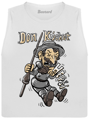 Don Kýchot dámské tílko volné White