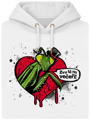 K sežrání unisex mikina premium Snowwhite