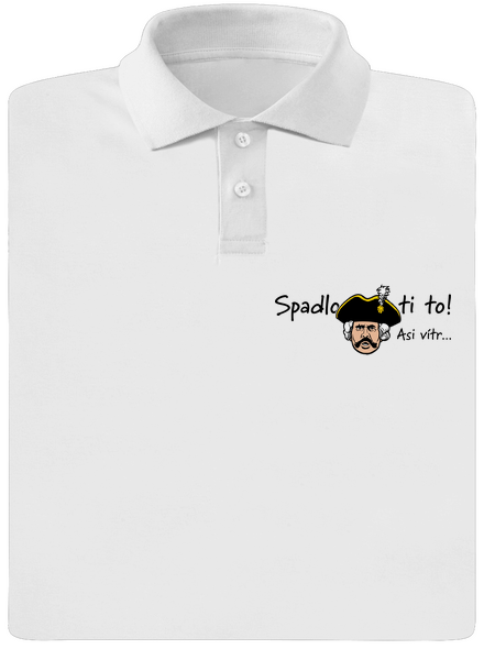 Spadlo ti to pánská polokošile White