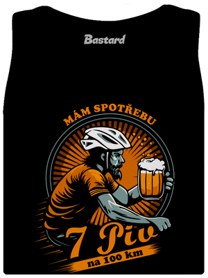 Spotřeba 7 na 100 dámské tílko klasické Black