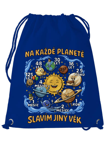 Věk na planetách vak Royal Blue Mal