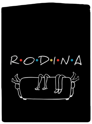 Rodina pánská mikina na zip Black