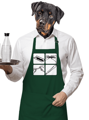 Joint zástěra Bottle Green