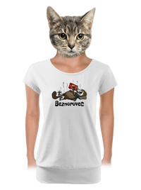 dámské tričko s lemem