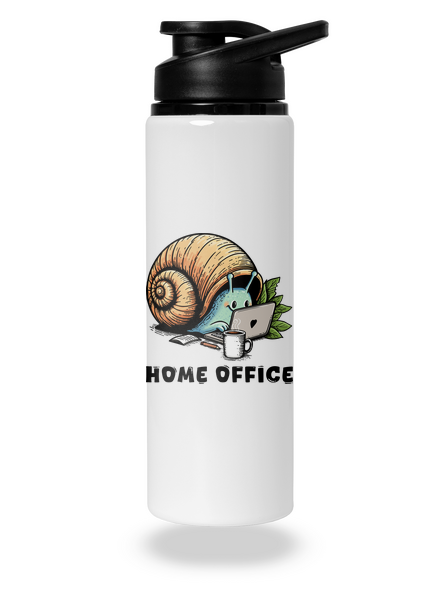 Šnekův home office lahev na vodu White