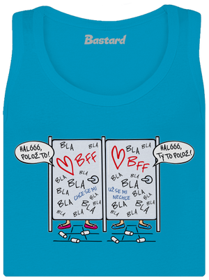 Obsazeno dámské tílko klasické Blue Atol