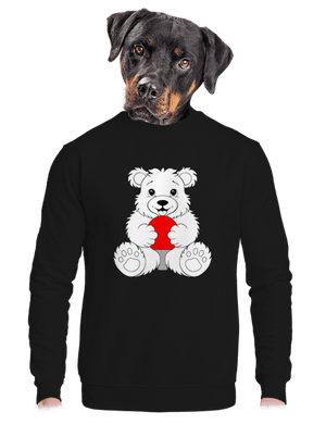 unisex mikina bez kapuce