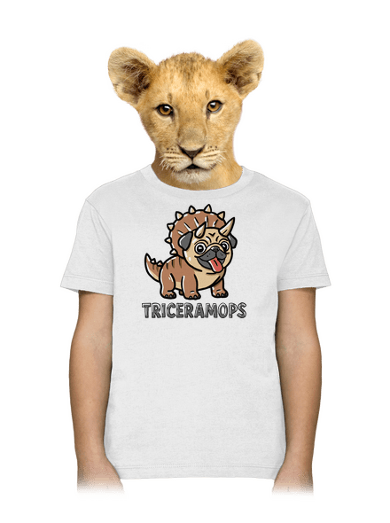 Triceramops dětské tričko White