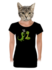 dámské tričko s lemem