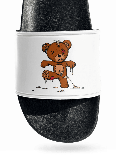 Zombie teddy pantofle White
