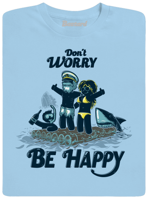 Don't worry dětské tričko Sky Blue