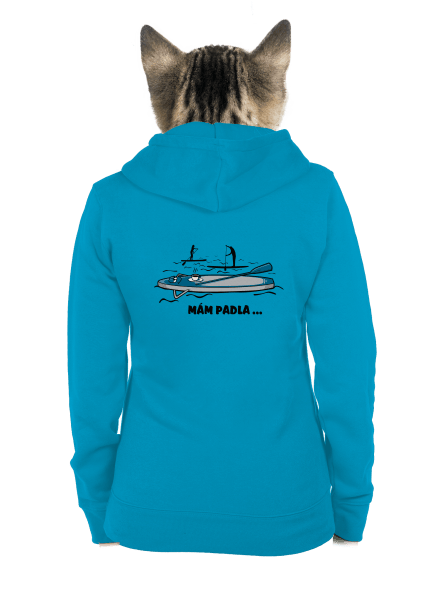Mám padla dámská mikina na zip Blue Atol