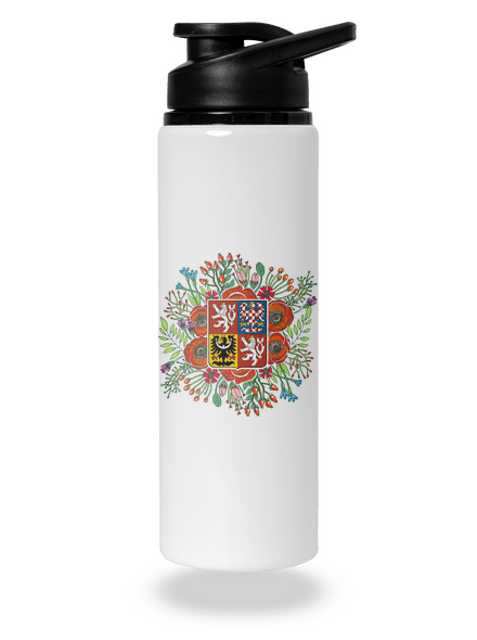 Moje rodná země Česká republika  lahev na vodu White