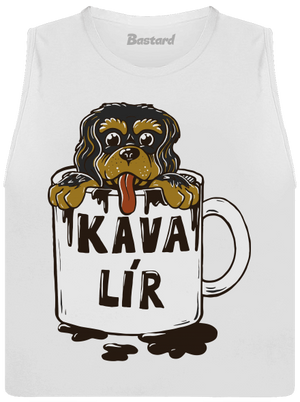 Kávalír dámské tílko volné White