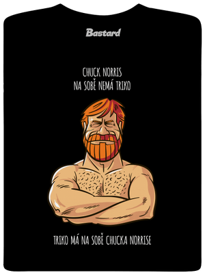Chuck Norris pánské dlouhý rukáv Black