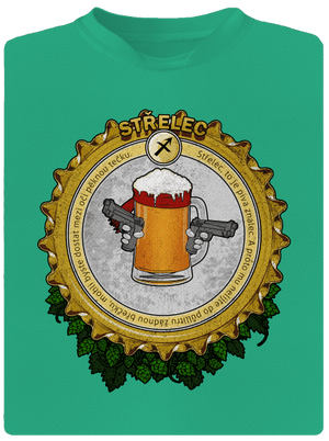 Pivní horoskop: Střelec pánské sportovní tričko Mint Mal