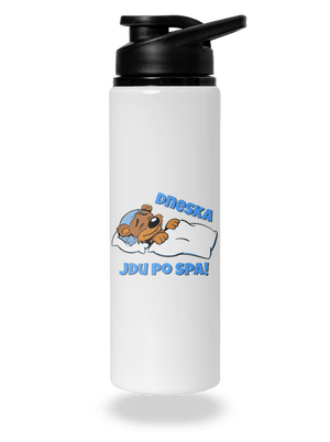 Dneska jdu po spa lahev na vodu White