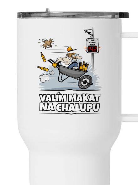 Valím na chalupu termohrnek White