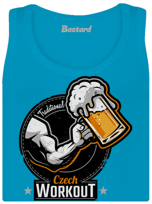 Czech Workout dámské tílko klasické Blue Atol