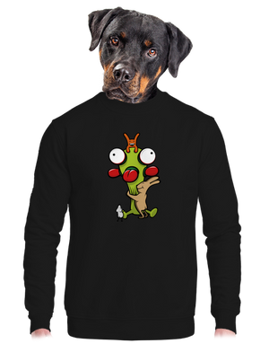 unisex mikina bez kapuce