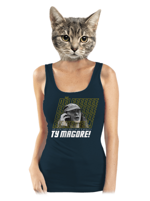 B18: Jiří Kára dámské tílko klasické Navy